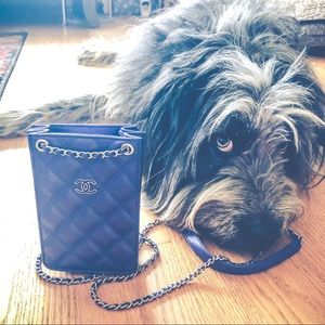 Chanel Quilted Clutch with chain